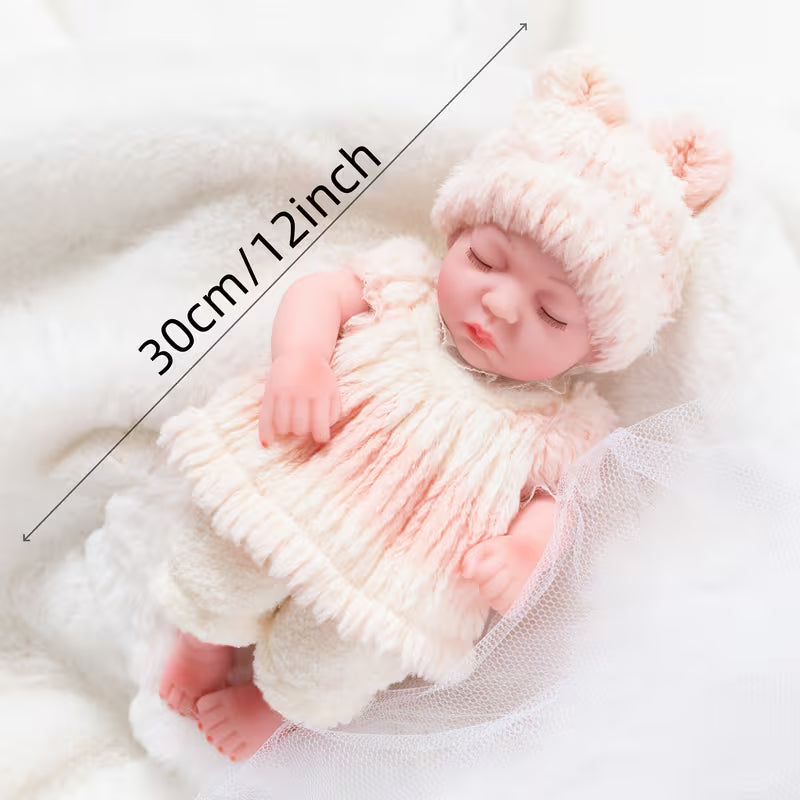 12-Inch Reborn Baby Doll Realistic Soft Doll