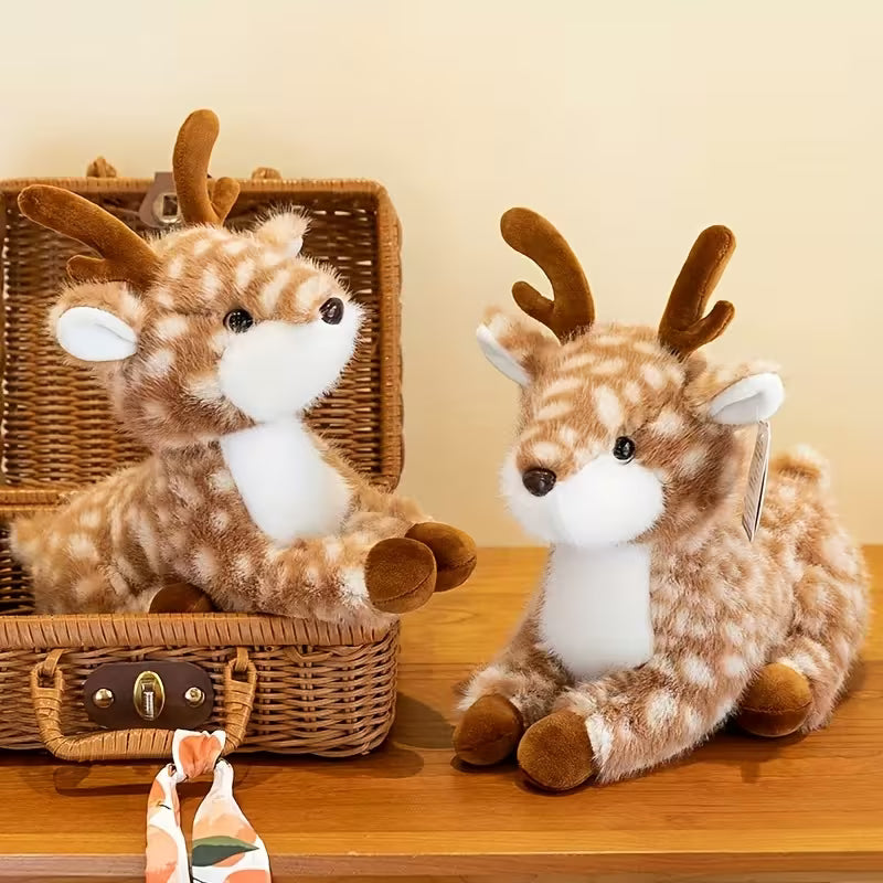 Realistic Deer Plush Toy 10 Inch