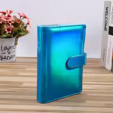 A6/A5 Macaroon Laser Color PU Leather DIY Binder Only Cover Diary Agenda Planner Paper Cover School Stationery