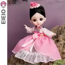16cm BJD Doll – Kawaii Traditional Dress