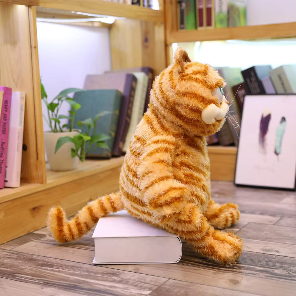 30/45cm Cute Fat Cat Plush Toy Soft Stuffed Animal