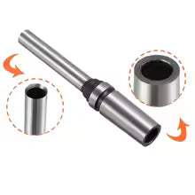 uxcell Hollow Paper Drill Bit 2.5-8mm x 65-75mm w Case for Taper Shank Punch Punching Machine Drilling Tool DIY Electric Tools