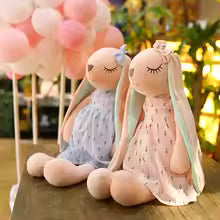 35CM Cute Long Ear Rabbit Plush Toy – Soft Bunny Doll