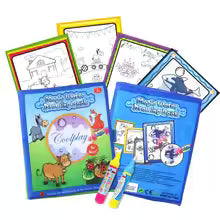 Coolplay Magic Water Drawing Book Coloring Book Painting Board Doodle Book in Drawing Toys Educational Toys for Kids Xmas Gifts