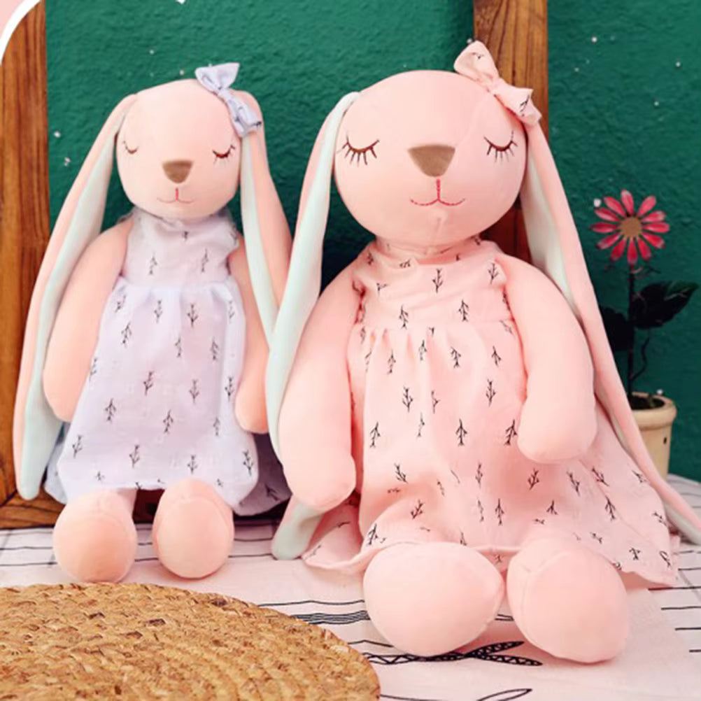 35CM Cute Long Ear Rabbit Plush Toy – Soft Bunny Doll