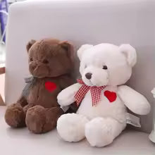 35/50cm Teddy Bear Plush Toy with Heart