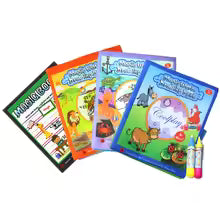 Coolplay Magic Water Drawing Book Coloring Book Painting Board Doodle Book in Drawing Toys Educational Toys for Kids Xmas Gifts