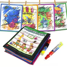 Coolplay Magic Water Drawing Book Coloring Book Painting Board Doodle Book in Drawing Toys Educational Toys for Kids Xmas Gifts