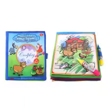 Coolplay Magic Water Drawing Book Coloring Book Painting Board Doodle Book in Drawing Toys Educational Toys for Kids Xmas Gifts