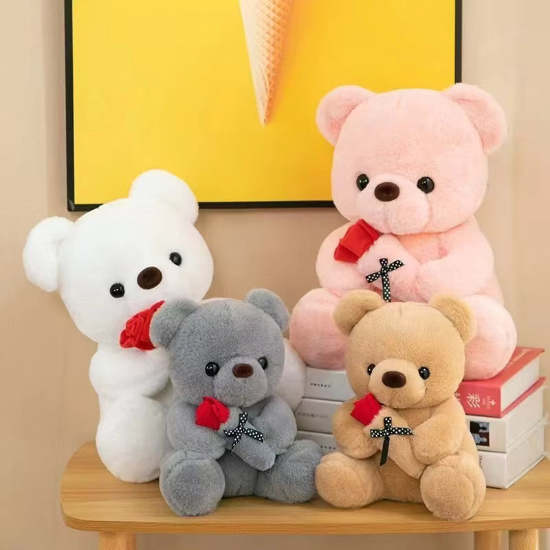 Rose Bear Plush Toy – Valentine’s Day Gift