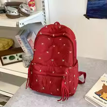 New Large Capacity Children's School Backpack Lightweight Bow Students Schoolbag School Bags Boys Girls Tutoring Bag Laptop Bag