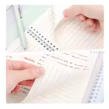 1 Pack Lined Paper Notebook 5.8 x 8.2 Inches College Ruled Spiral Notebook