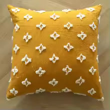 Boho Jacquard Embroidered Tassel Throw Pillow Cover 45x45cm