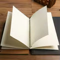 A5 A6 Spiral Sketchbook – 50 Sheets Kraft Paper Blank Drawing Notebook
