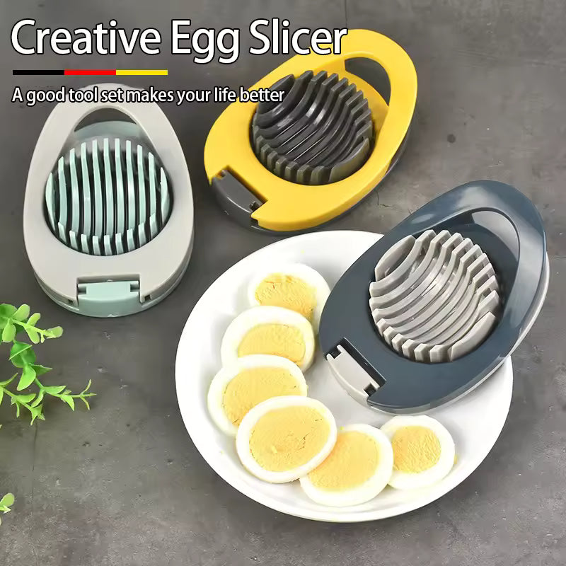 Stainless Steel Egg Slicer Cutter Multipurpose Egg & Fruit Slicing Tool