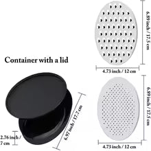 Double-Sided Stainless Steel Cheese Grater – Shredder with Container & Lid