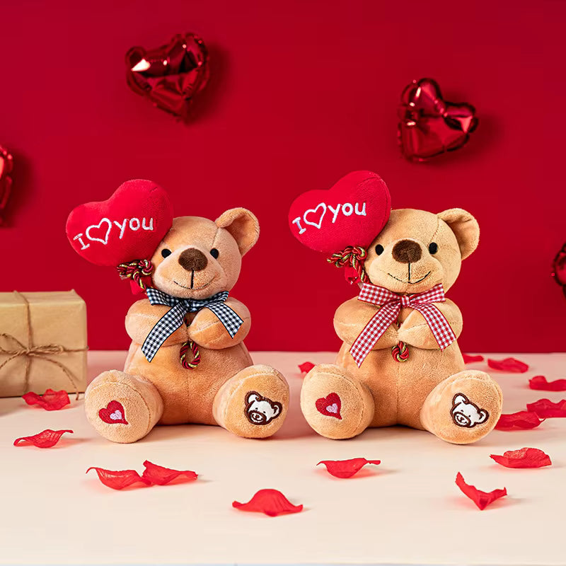 Cute Teddy Bear Plush Toy with Heart