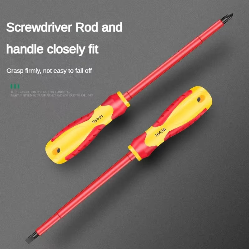 Insulated Screwdriver Slotted Cross Screwdrivers Phillips Flat Driver