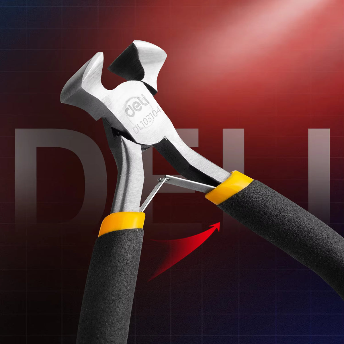 Deli 4/5/6 Inch Mini Long Nose High Precision Wire Cutters Anti-Slip Handle Pliers