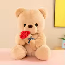 Rose Bear Plush Toy – Valentine’s Day Gift
