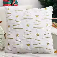 Halloween Imp Pillow Cover – Black & White Holiday Decor