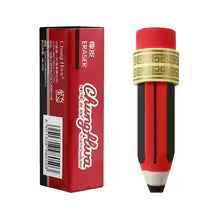 Less Rubber Debris Pencil Wiping Eraser Pencil Shape Writing Drawing Student Eraser Handwriting Good Flexibility