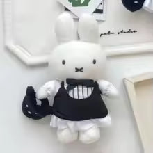 :Miffy Plush Keychain – Cute Bunny Bag Charm