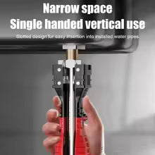 1PC Professional 24 In 1 Multifunction Faucet & Sink Installer Wrench Plumbing Tool Water Pipe Spanner For Kitchen Bathroom