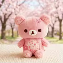 : Cherry Blossom Rilakkuma Plush Toy