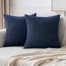 Fall Corduroy Striped Pillow Covers – Boho Farmhouse Sofa Decor