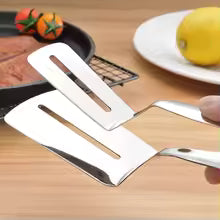 Stainless Steel Spatula Tongs BBQ Grilling & Cooking Tool