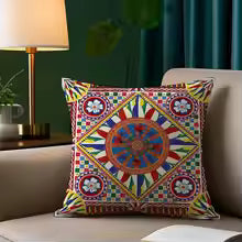 Fashionable pattern prints Pillow Case Short Plush Print Cushion Cover Square Throw Pillow Covers Sofa Home Decor