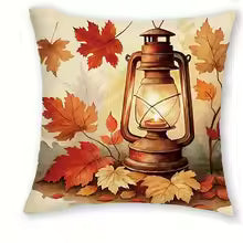Autumn Fox Pumpkin Pillow Cover – Fall Decor