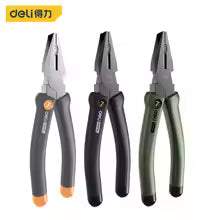 6/7 Inch Chrome Vanadium Steel Long Nose Pliers Rubberized Handle Wire Cutter