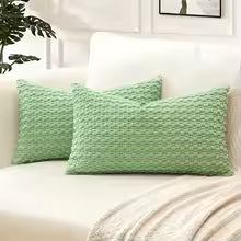Rectangle Pillowcases 30x50CM Solid Color Decorative Throw Pillow Cover