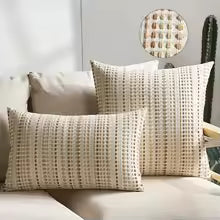 Soft Chenille Throw Pillow Cover 45x45cm