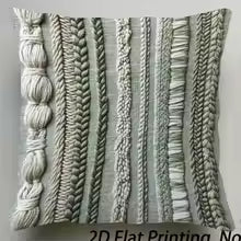 Stylish Rope Pattern Throw Pillow Cover