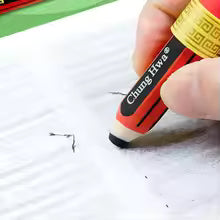 Less Rubber Debris Pencil Wiping Eraser Pencil Shape Writing Drawing Student Eraser Handwriting Good Flexibility