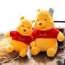 25CM Cute Pooh Bear Plush Toy – Soft Stuffed Doll