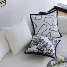 Jacquard Chenille Throw Pillow Cover 45x45cm