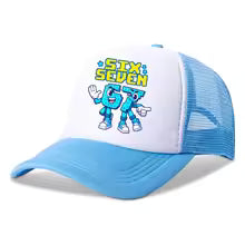 67 Six Seven Kids Baseball Caps Steal A Brainrot Cartoon Printed Hat Children