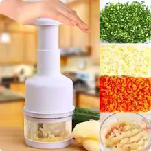 Manual Food Chopper Vegetable Cutter for Onion Garlic & Herbs