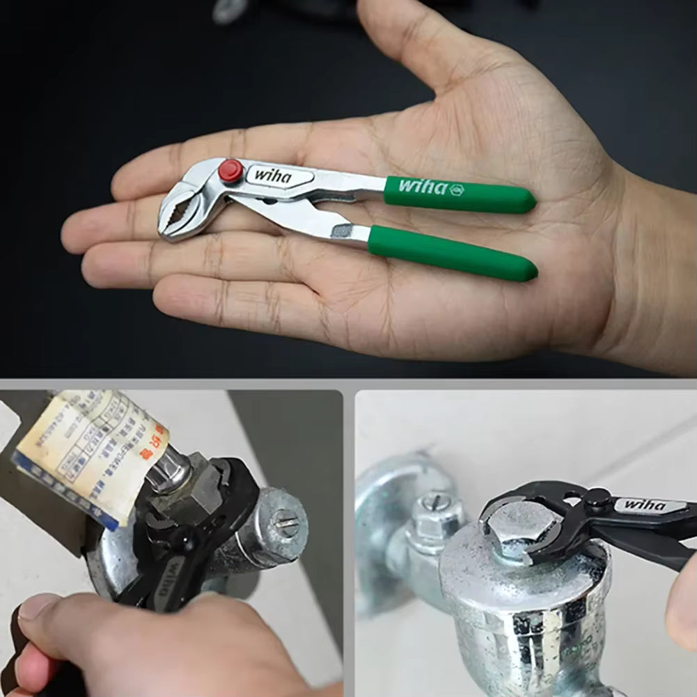 Wiha Mini Water Pump Pliers Adjustable EDC 46672 46810