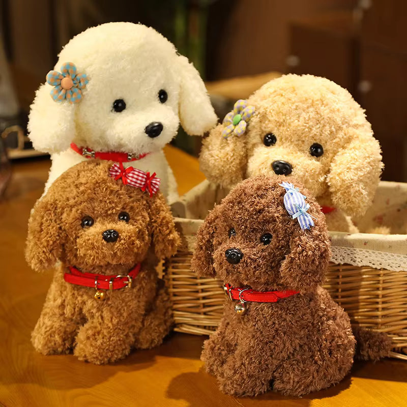 Curly Hair Teddy Dog Plush Toy