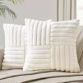2PCS Plush Throw Pillow Covers – Soft Decorative Cushion Cases