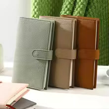 A6 Weekly Planner Notebook – Compact Leather Cover
