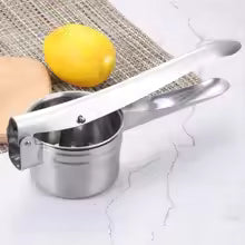 Masher Ricer Press Mashed Potatoes Stainless Steel Crushing Puree Fruit Vegetable SqueezerJuicer Press Maker Kitchen Tools