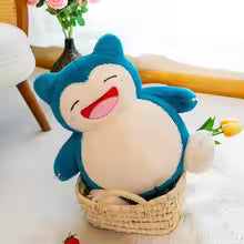 35cm Snorlax Plush Toy Sleeping Stuffed Animal