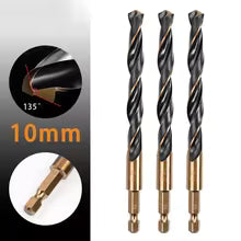 HSS Twist Drill Bit Set 4341 Steel Hex Shank 2-10mm