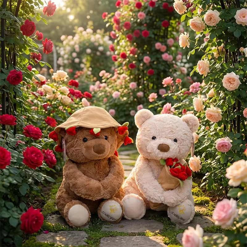 Rose Teddy Bear Plush Toy